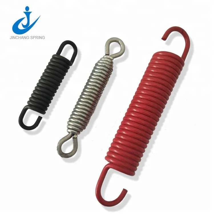 High precision long constant force extension spring with hooks