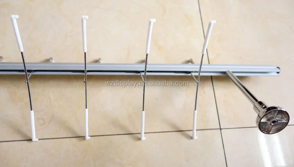 wall mount sunglasses display bar;eyewear display poles;eyeglasses display rods
