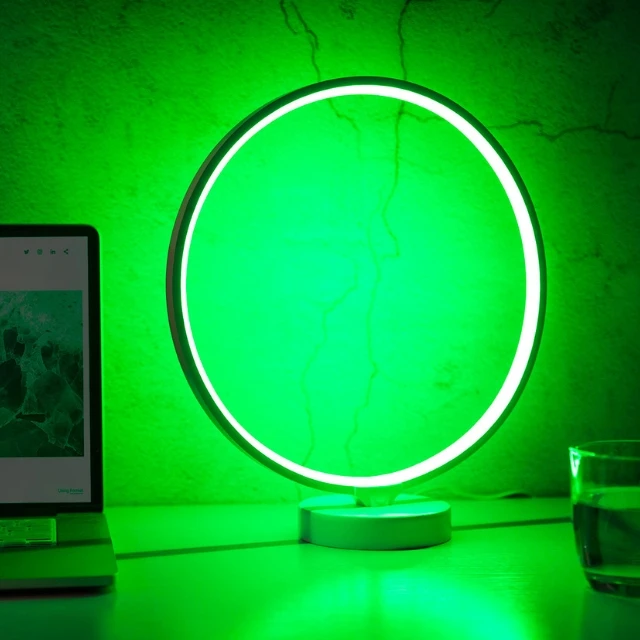 
2021 Hot sale original design dimming colorful mood table lamp led RGB lamp for home party 