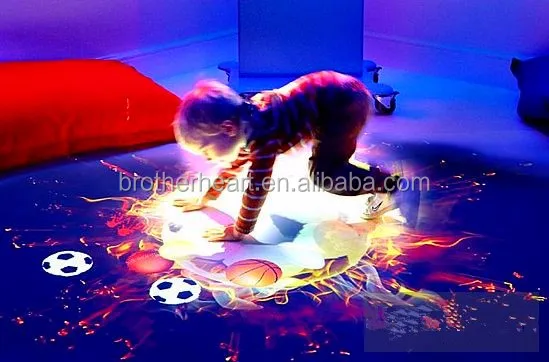 popular dance interactive projection floor/kinect system  camera booth games for kids indoor game center 3d hologram projectors