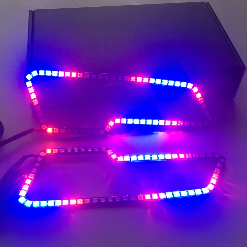 Jiujiang misun New arrival! led board color chasing headlight for gator