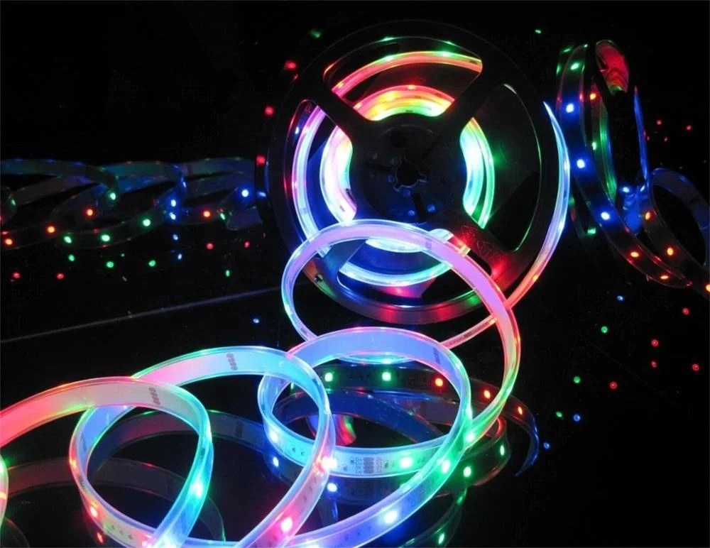 SMD 5050 led strip digital ws2812 flexible strips rgb christmas light strips