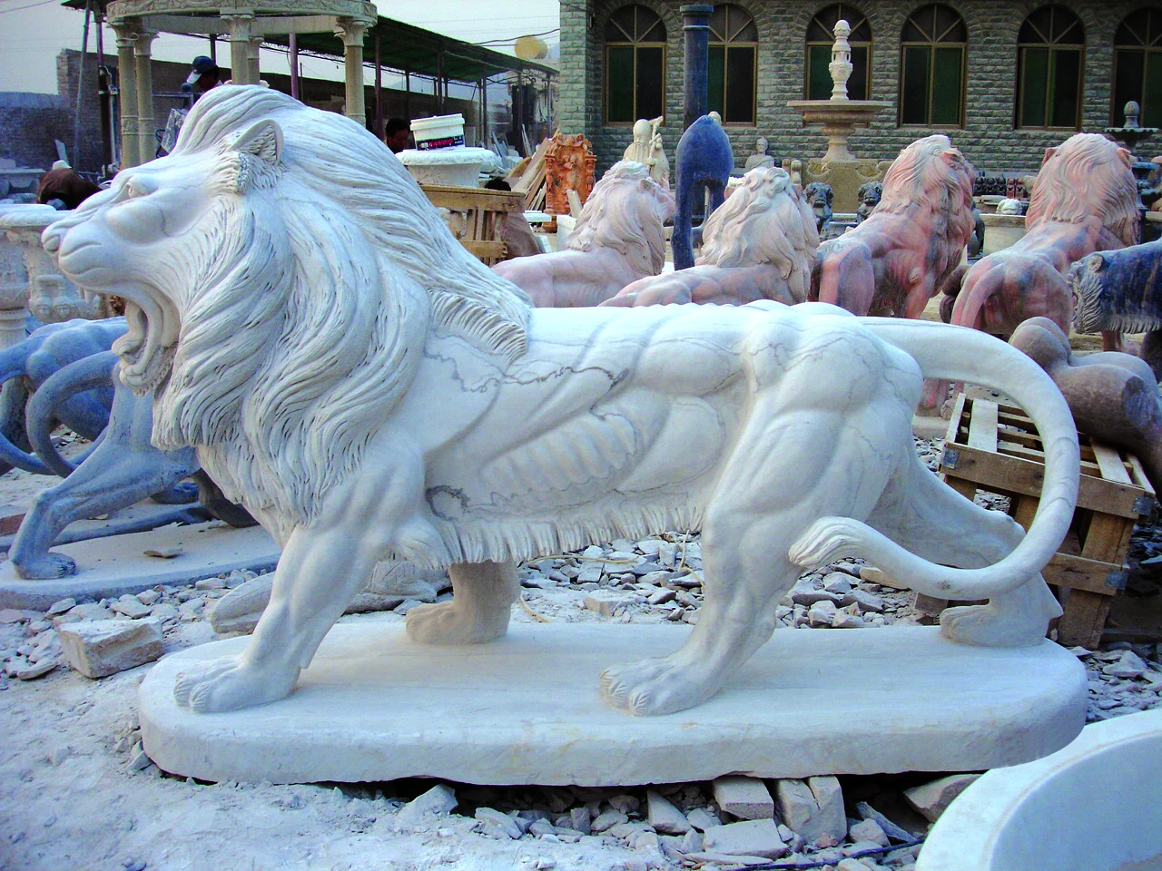 large animal lion statue/marble lion statues for sale