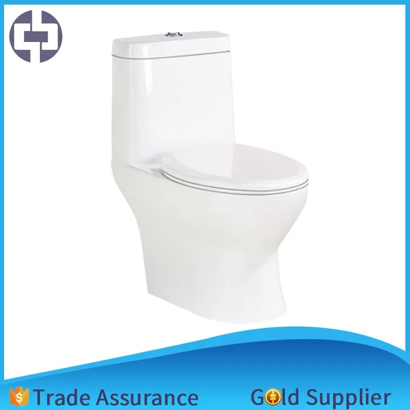 
Sanitary Ware One Piece Toilet, Wash Down and Siphon available 