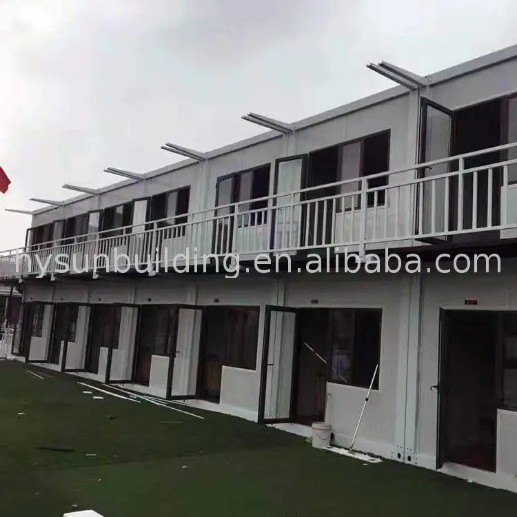 Portable cheap container house canteen house plastic board with long life