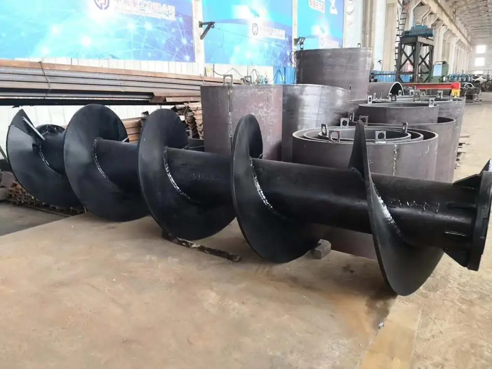 
long helix drill pipe / Continuous Flight Auger 