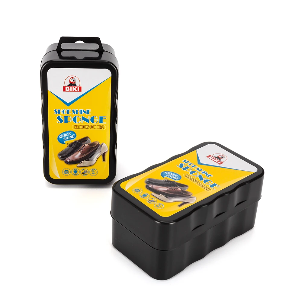 Instant Soft Comfortable Black Shoe Shiner Shine Sponge For Shoe Shine Easy To Use Portable Shoe Shiner Spounge