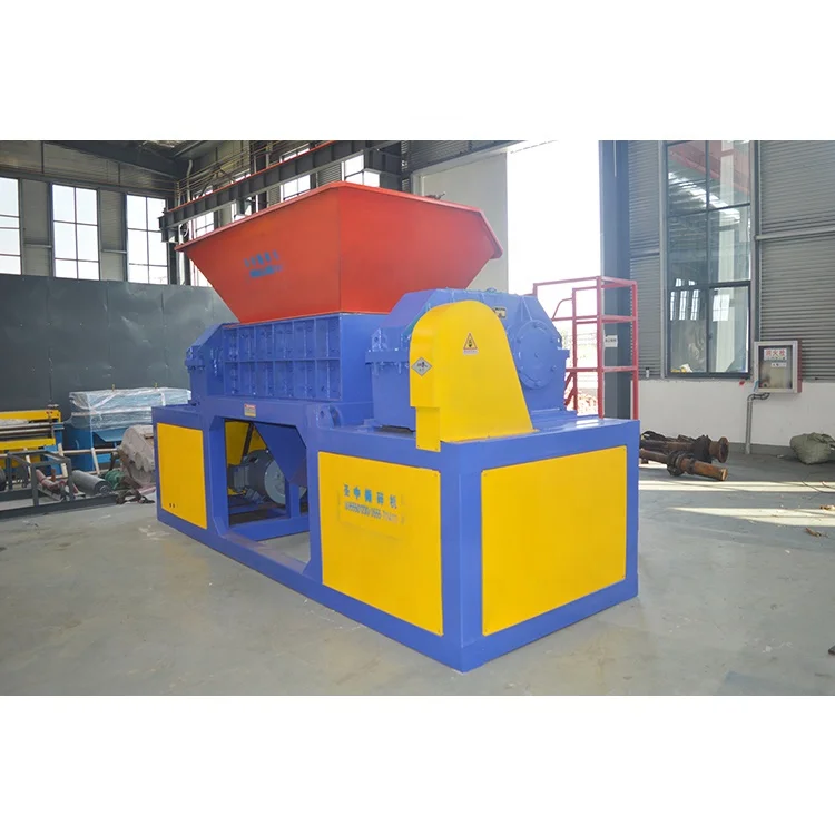New design Waste tire shredder machine Scrap metal shredder for recycle  car tire tyre shredder grinder crusher cutting machine