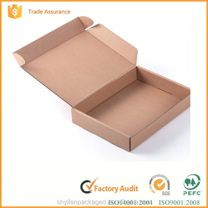 Дешевые пользовательские мэтт бумажная упаковка, высокое качество гофрированного почтовый ящик