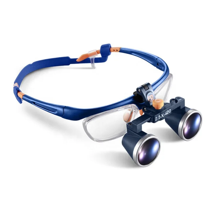 head strap Galileo magnifier 2.5X surgical dental loupes light
