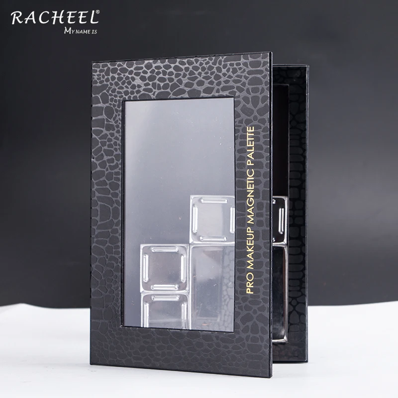 RACHEEL Accept OEM Large Size Empty Magnetic Makeup Eyeshadow Blush Lips Gloss Palette Eye Shadow Makeup Tool Powder 1000pcs Dry