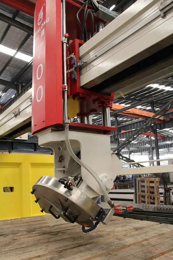 Hualong Machinery HLSQ-700 Laser Stone Granite Bridge Saw Stone Cutting Sawing Machinery With Cheap Price