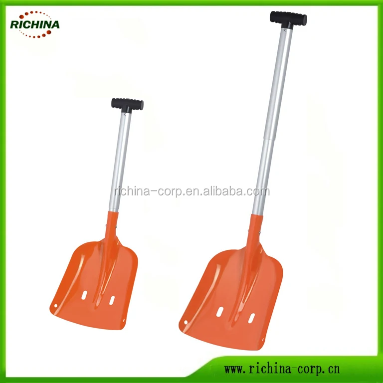 
Wide Range of Option Telescopic Handle Sport Utility Portable Emergency Use Camping Aluminum Snow Shovels 