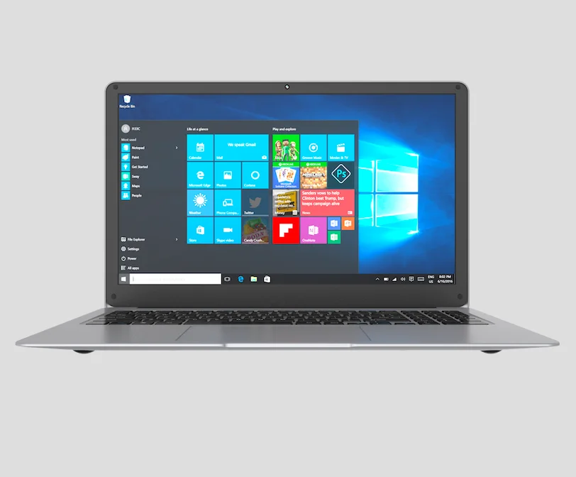 
2017 Hot selling 15.6 inch laptop computer windows 10 compatible with different chargers 