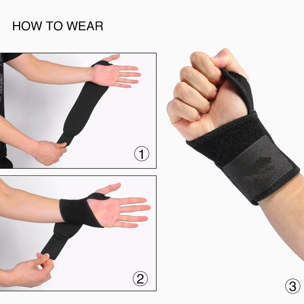 
Wrist Brace Wraps Carpal Tunnel Tendonitis Arthritis Pain Relief,Sports Wrist Support Protector Stabilizer Strap Compression 