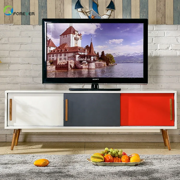 Modern Minimalist Multi-function Small TV Rack Cabinet Design Stand
