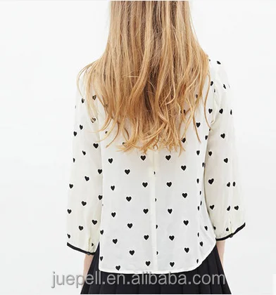 
Long sleeve tops white chiffon clothes new design elegant chiffon laides blouse 