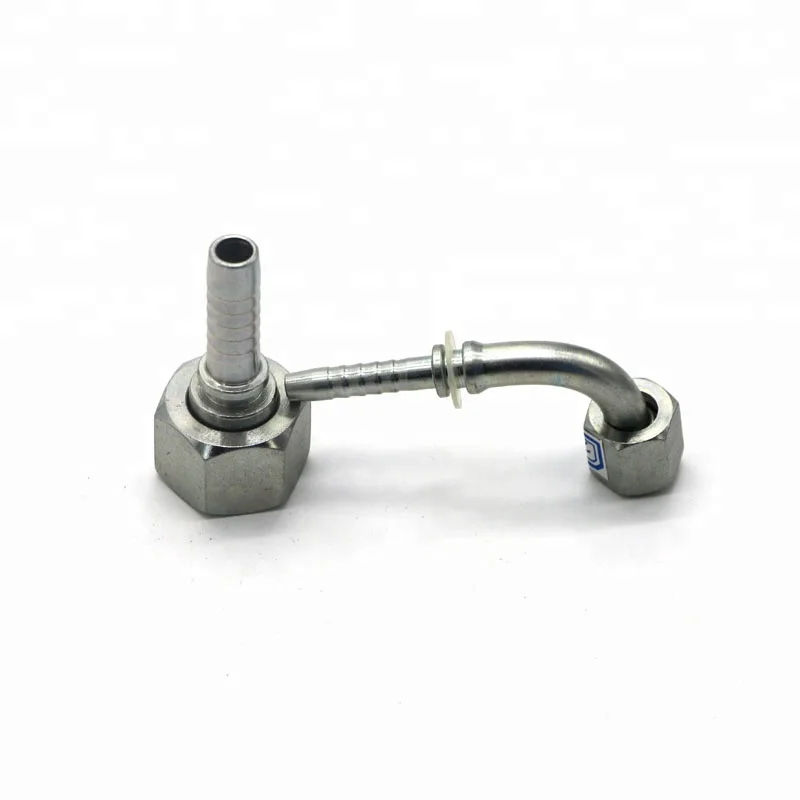 Hydraulic Female Hose Fitting 90 Degree Elbow BSP Thread Nipple Joint 20691