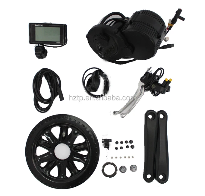 Kit electric bike 48V for diy bicycle 500W bafang 8FUN BBS02 motor kit with waterproof cable