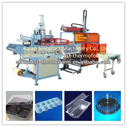 High Qulity SP510/580 Full Automatic Carton  BOPS Plastic Thermoforming Machine