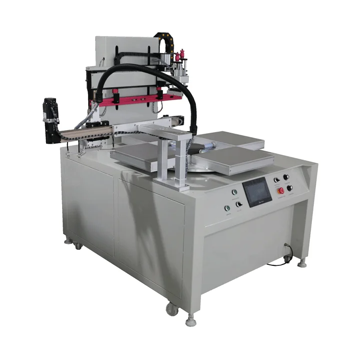 Hot Selling New Style Automatic Precision servo Screen Printing Machine Rotating Flat Robot Used Card Label Printer Used