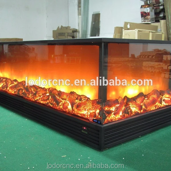 Factory Price Three Sided Electric Fireplace Corner Mantel Design for Household Use