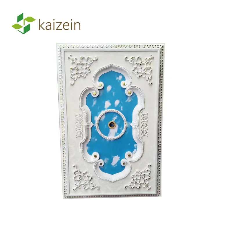 Construction Easy Insalled Polystyrene Artistic Ceiling Lamp Plate
