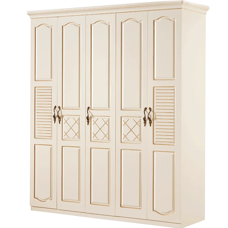 Wood almirah bedroom clothes cupboard design
