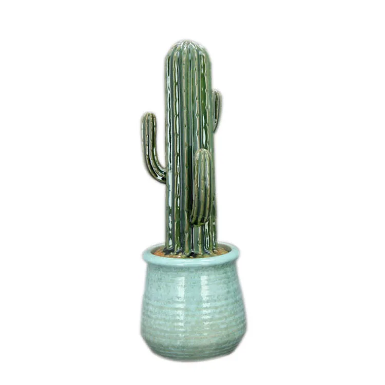 Custom Artificial Ceramic Cactus Plant Pots