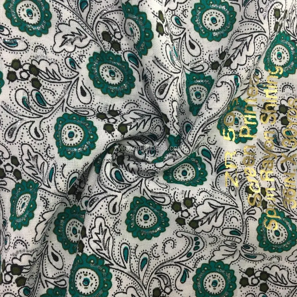 
Низкая цена, качественный запас, вискозная ткань с принтом 