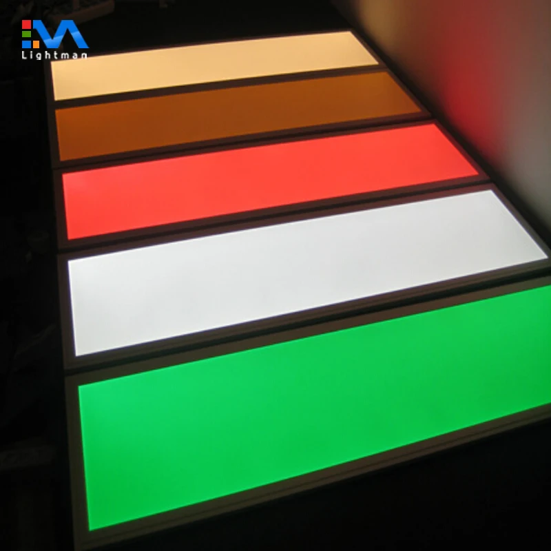 Indoor colour changing  lighting 1x4ft 1x4 30x120 300x1200 1200x300 rgb led panel light rgbw 120x30