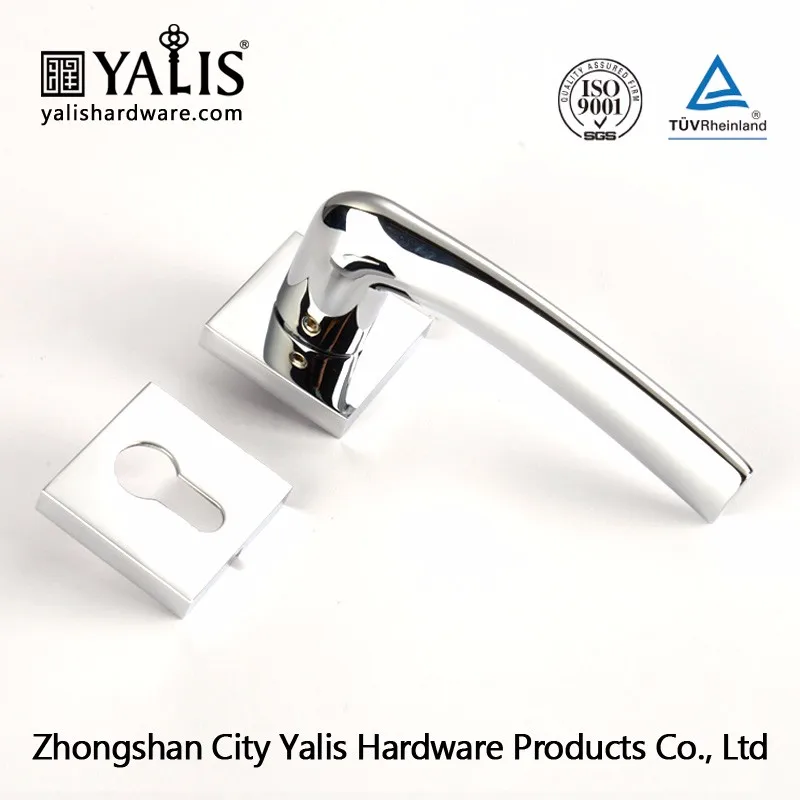 Новый Итальянский Дизайн Ванной Хром Стиль Площади Розы Дверные Ручки И Замки