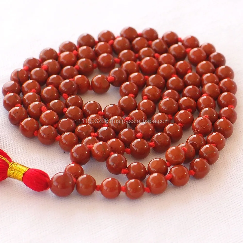 
 Яблоко яшма молитва медитация полудрагоценный камень Mala Bead  