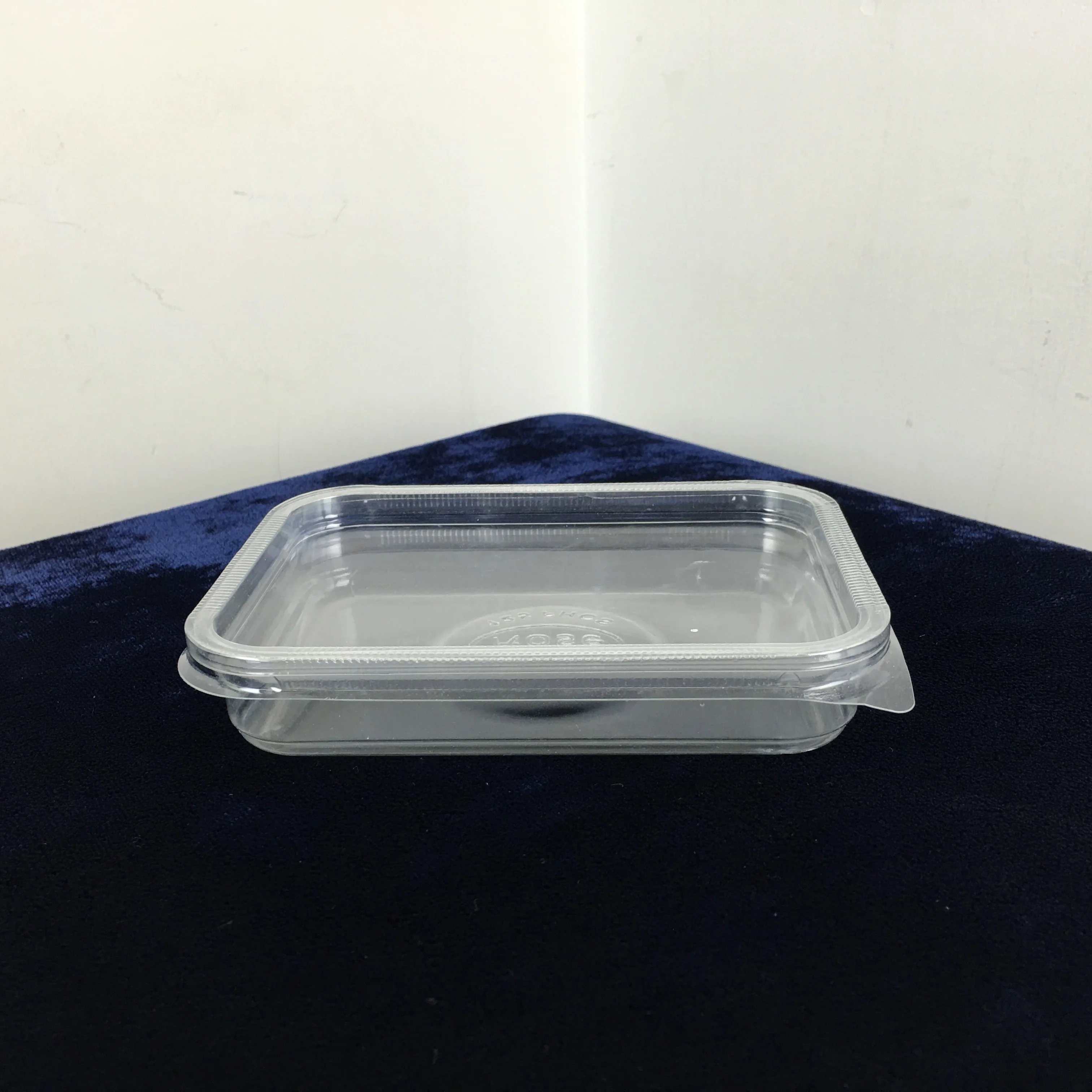 
150ml 5oz Disposable Plastic KPS Rectangle Food Deli Container Tub with Cover 