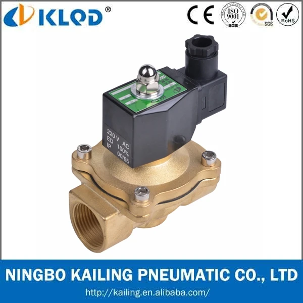2W160 Series 2Inch 2/2 Way Direct Acting Electronic Flow Control Solenoid Water Valve