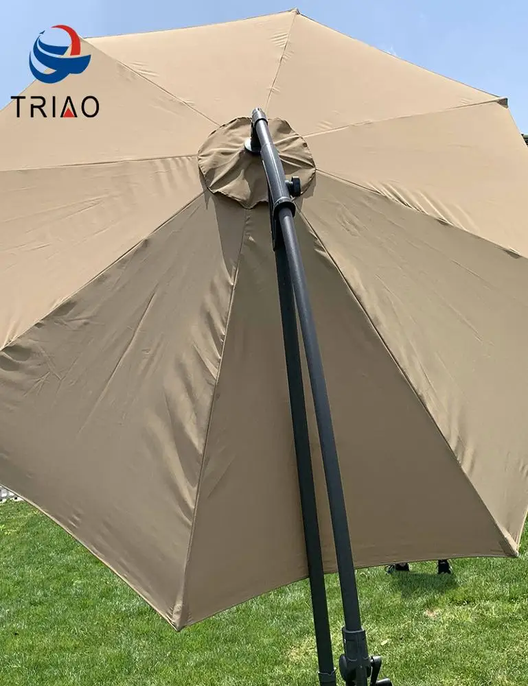 Rotating cantilever Roma Umbrella Cantilever Patio Parasol Without Stand Outdoor Restaurant Banana Hanging Umbrella