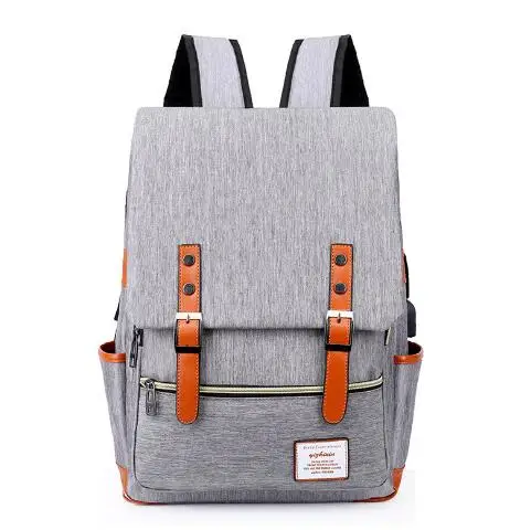 2019 high quality new Korea style water resistant lovers PU decoration fashion backpack