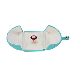 ZEBO custom pu  jewelry box luxury gift necklace earring ring  shell box leather  jewelry box packaging  wth logo