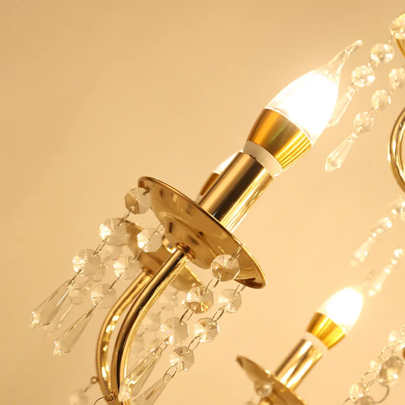 10 arm Ceiling chandeliers luxury crystal chandelier wedding centerpieces