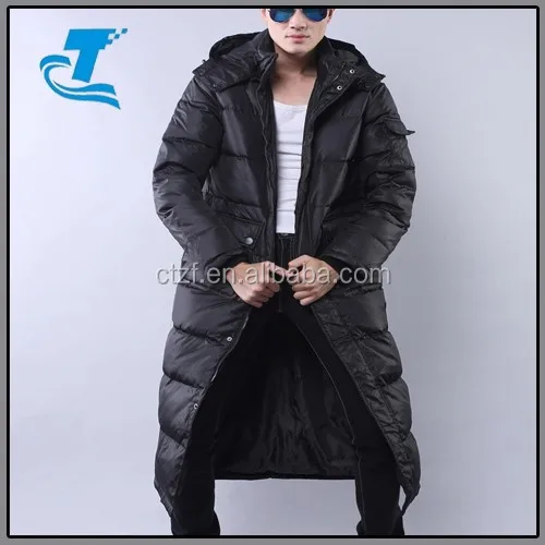 
Newest Fashion Winter Foldable Hood Ultralight Long eider down jacket 