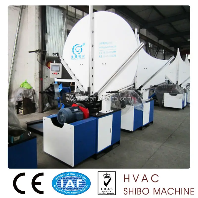 1500 Spiral Flexible Air Duct Aluminum Tube Production Machine Line