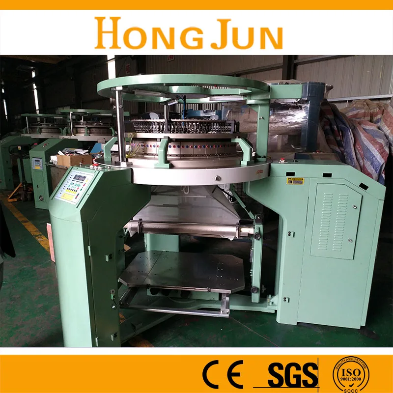 
Одиночная круглая вязальная машина Джерси, оснащенная положительным питателем Memminger и приспособлением из лайкры 