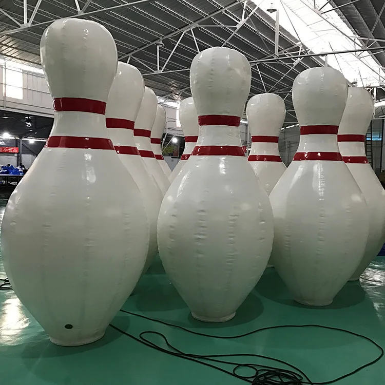 Hot Sale Outdoor Giants Inflatable Large Human Bowling Ball Alley Pin Game