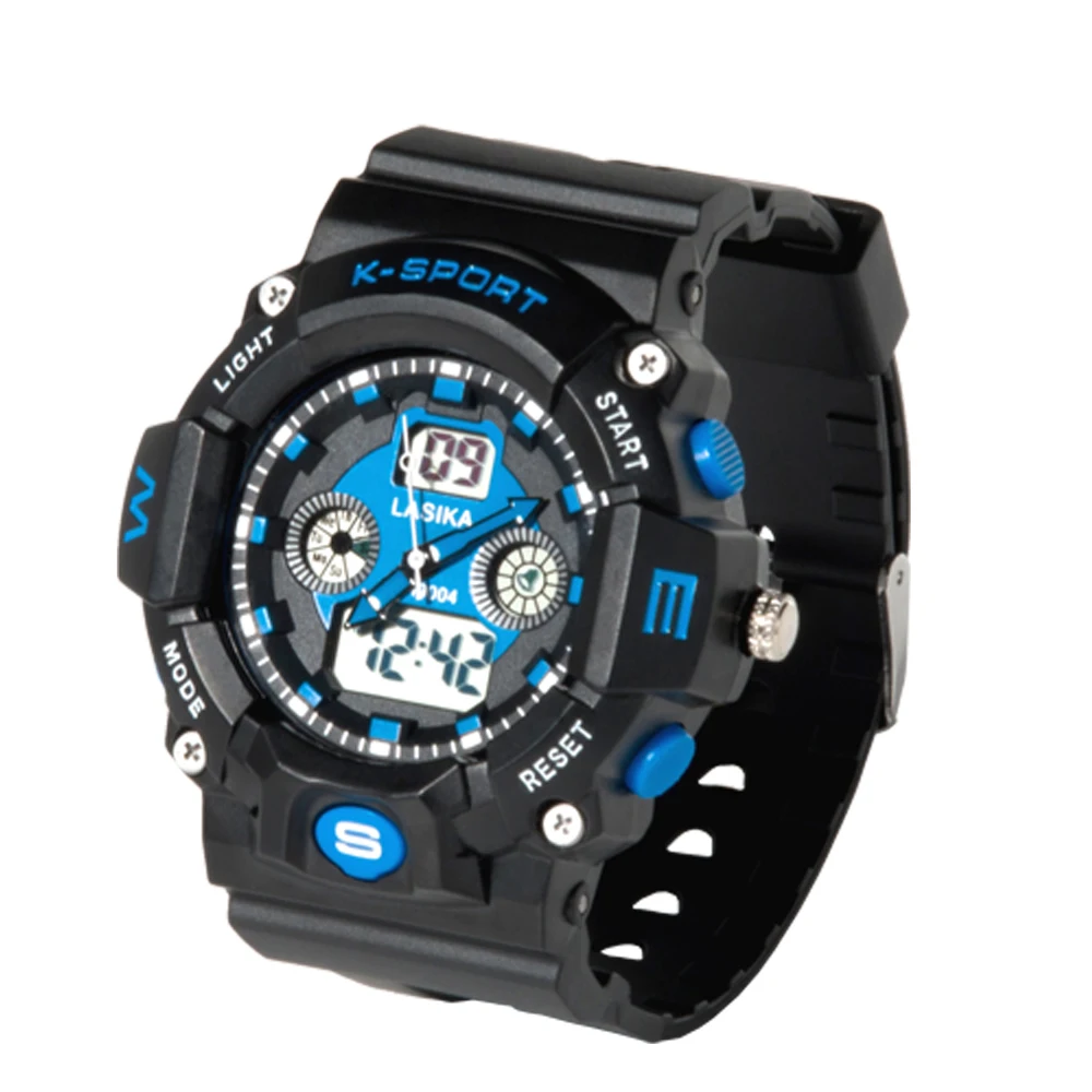 Test dual time men sport watch in electronics new watches