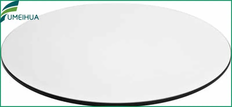 Wood Dining Table Top for Sale Easy to Clean Hpl Laminate Solid Home Furniture Modern Contemporary Teak Extension Dining Table