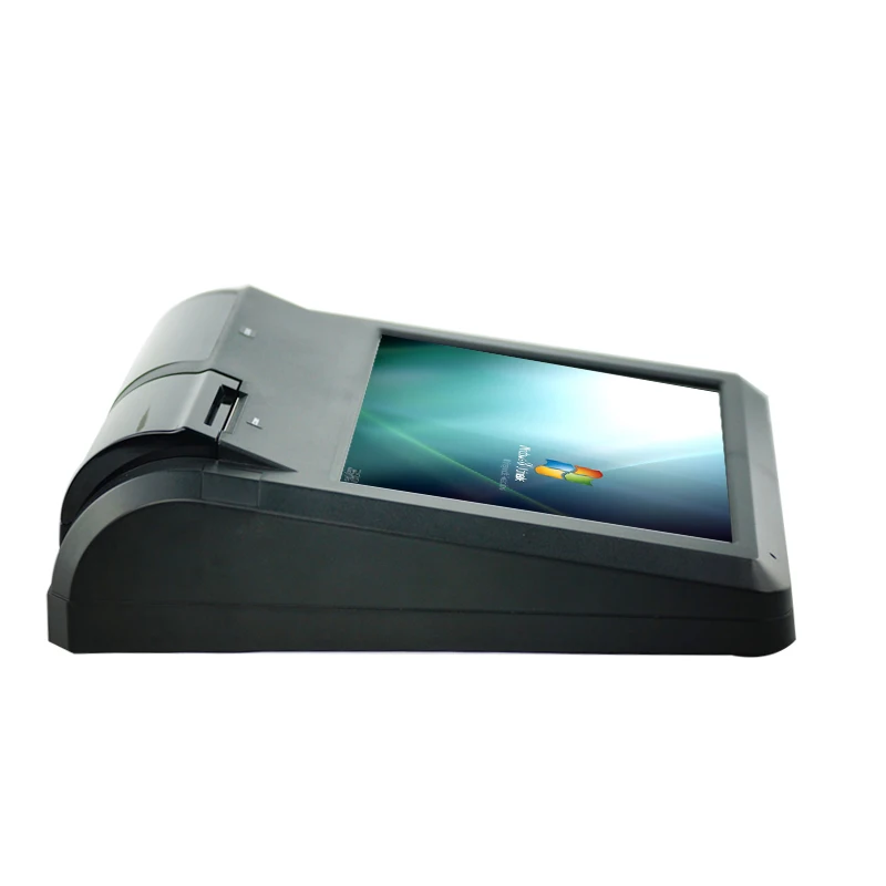 12 inch tablet pos system restaurant counter pos// built-in printer pos system pos terminal cash register point of sales
