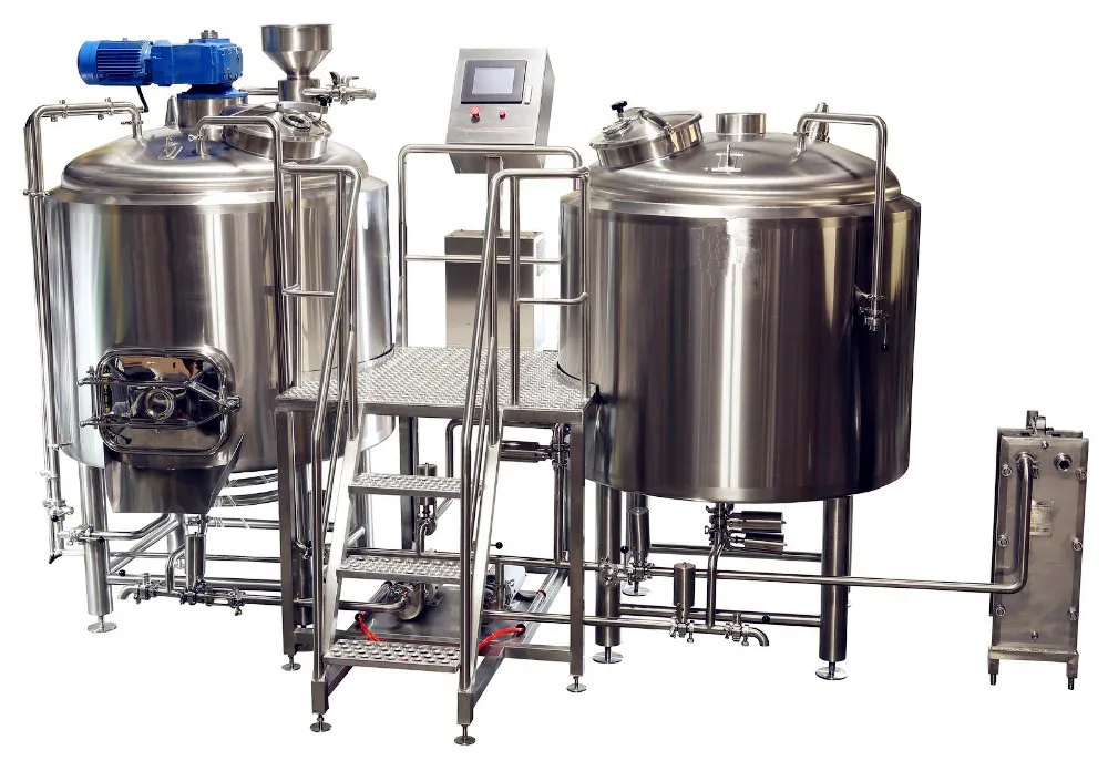 1000l Automatic barley malt beer brewing machine for fermenting equipment