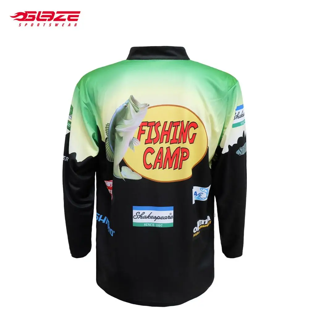 Сублимационные быстросохнущие рубашки для рыбалки с защитой от УФ-лучей