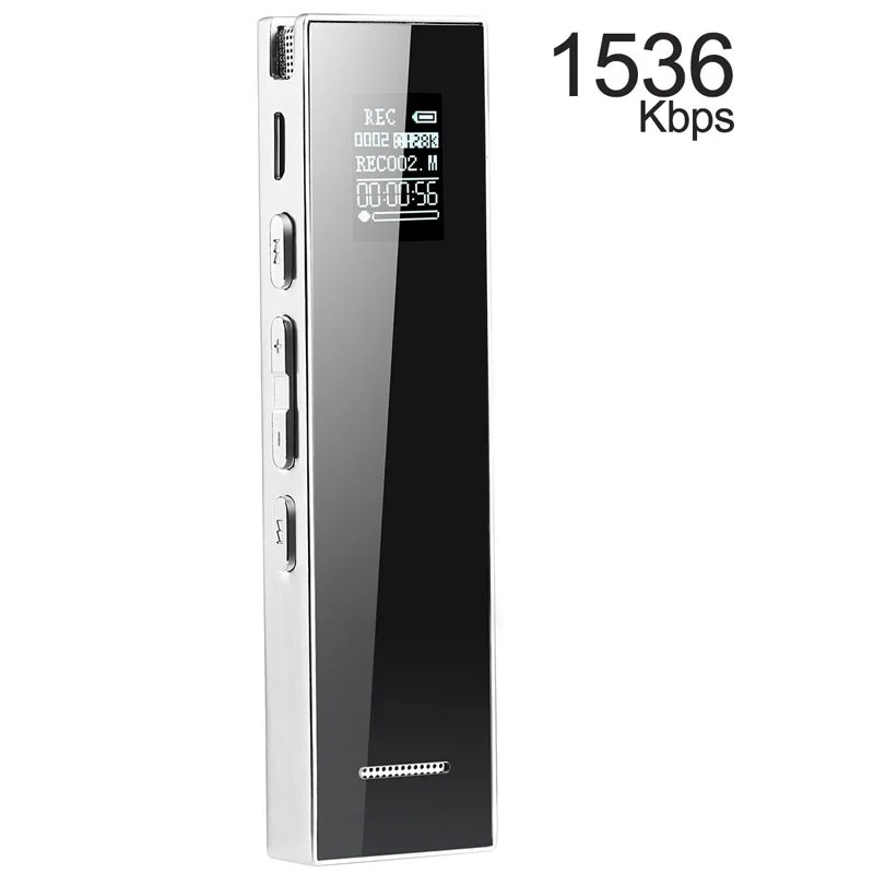 Цифровой диктофон BENJIE с активацией звука и шумоподавлением микрофона