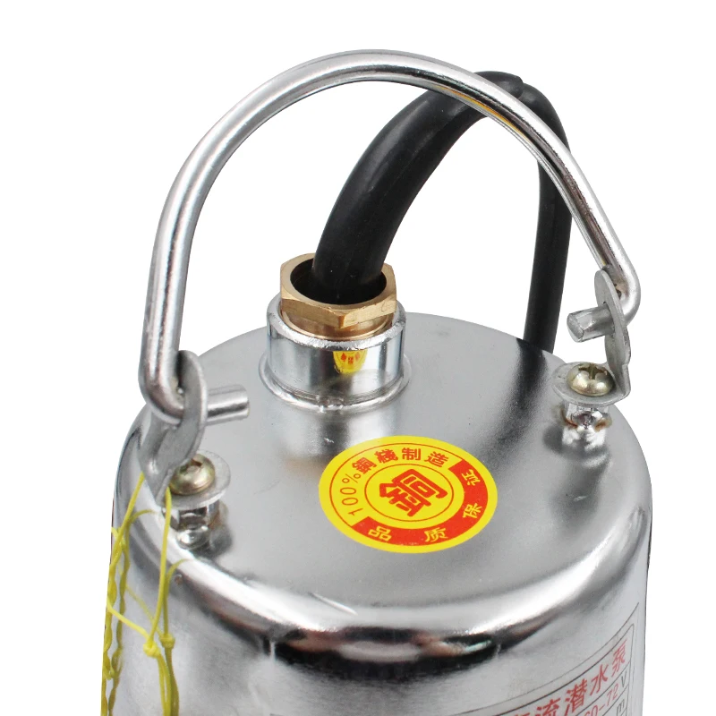 
48/60/72V DC Brushless Water Well Pump Aquaculture Farm & Ranch Submersible Water Pump 